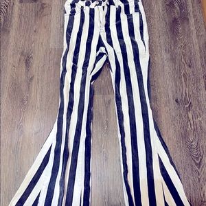 Saints and hearts flare jeans